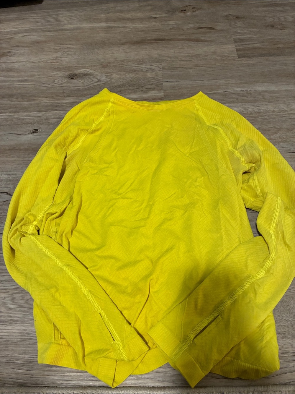 all in motion Yellow Long Sleeve Crewneck Top